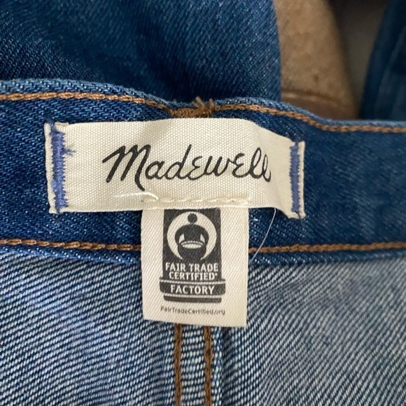 Madewell Baggy Straight Jeans in Dark Indigo blue - Picture 5 of 16